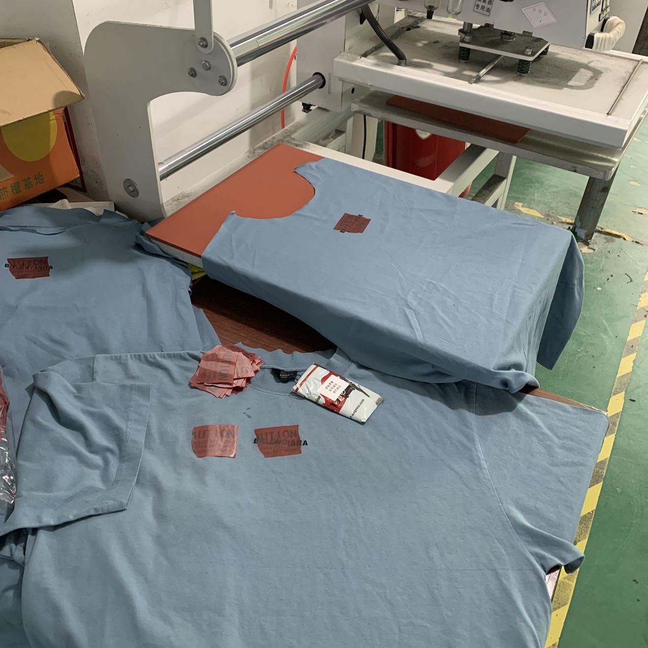 Balanciag@ Embroidery Adhesive Tee